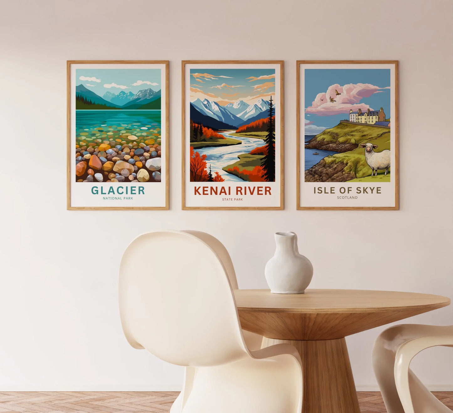 Kenai River Travel Poster