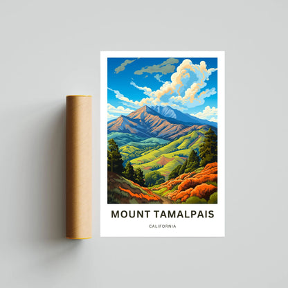 Mount Tamalpais Travel Poster