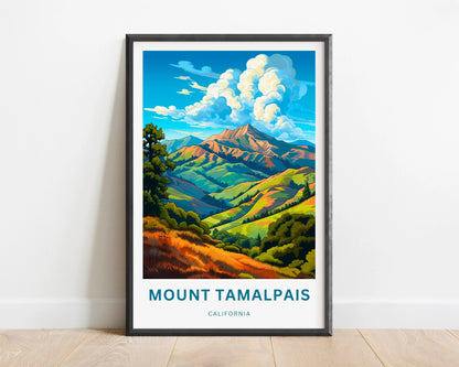 Mount Tamalpais Travel Poster