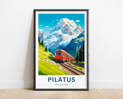 Pilatus Travel Poster