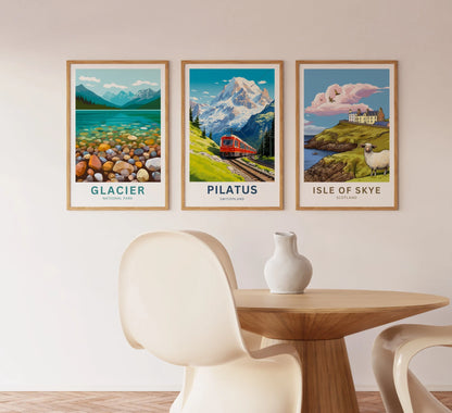 Pilatus Travel Poster