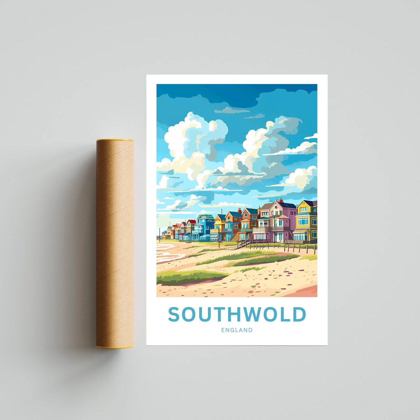 Southwold Travel Poster