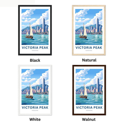 Victoria Peak Travel Poster