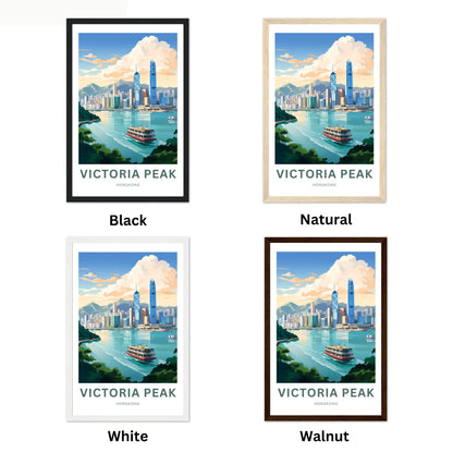 Victoria Peak Travel Poster