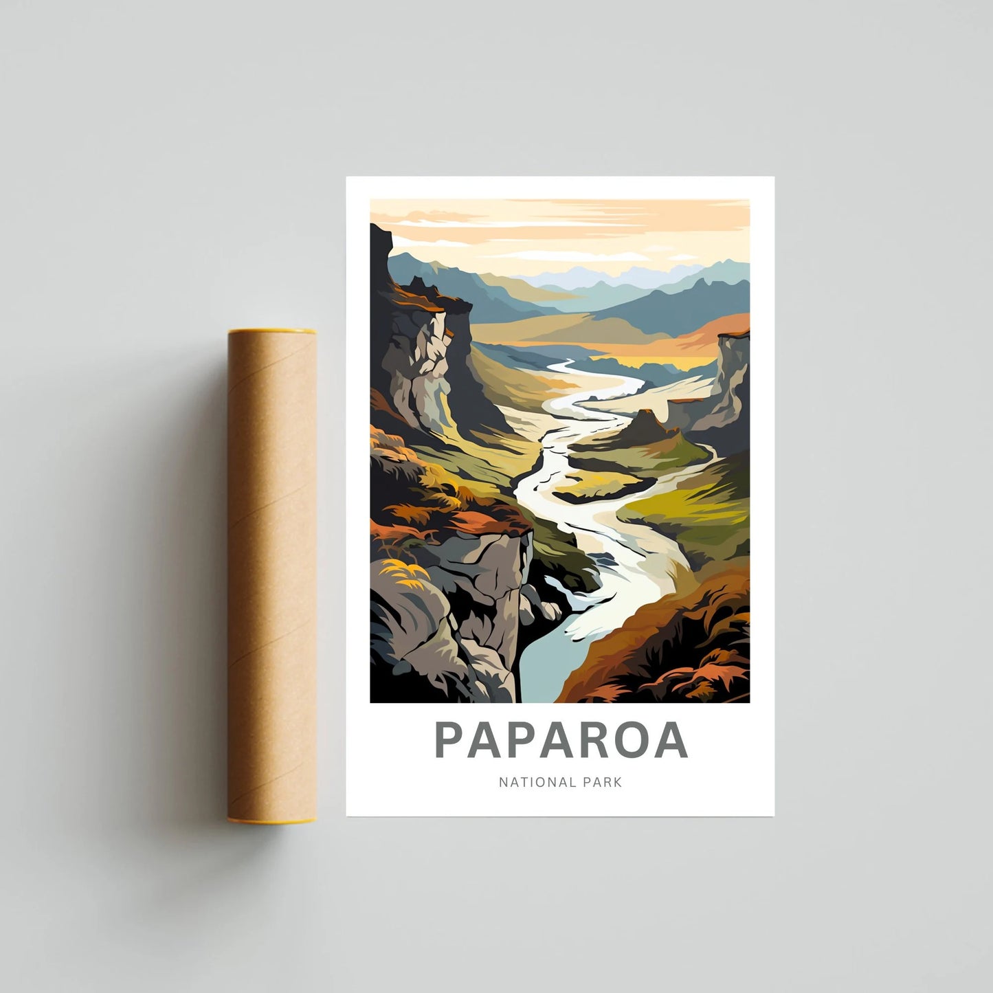 Paparoa Travel Poster