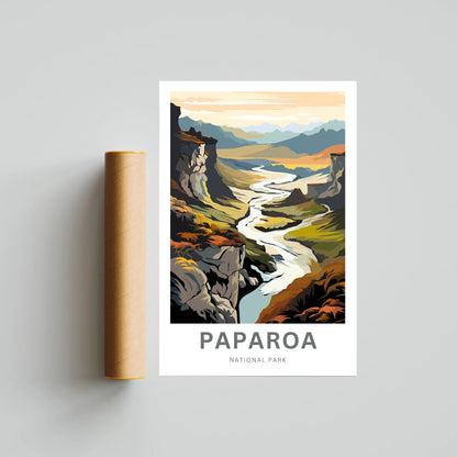 Paparoa Travel Poster