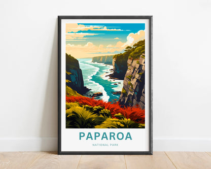 Paparoa Travel Poster