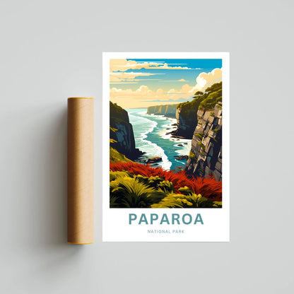 Paparoa Travel Poster