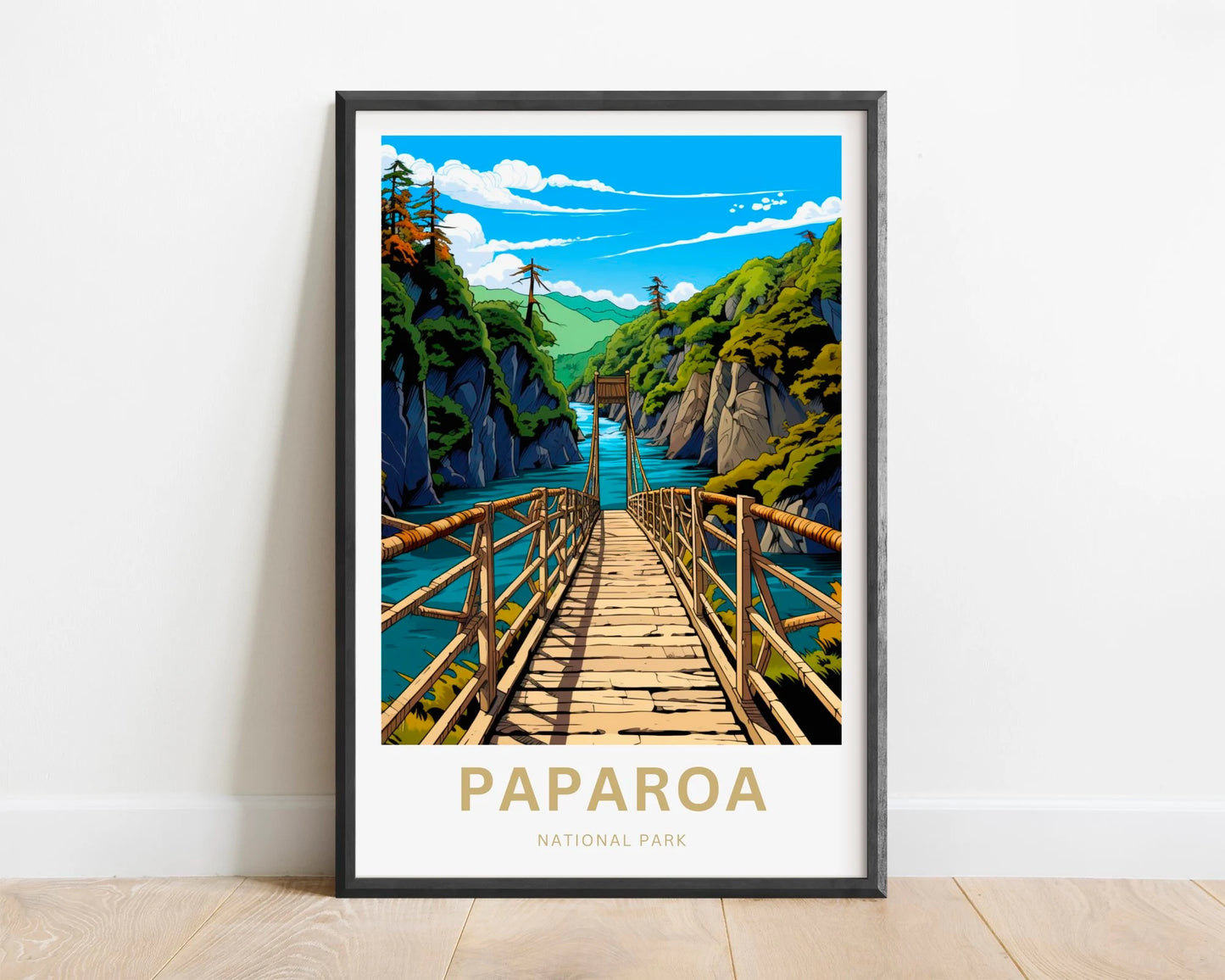 Paparoa Travel Poster