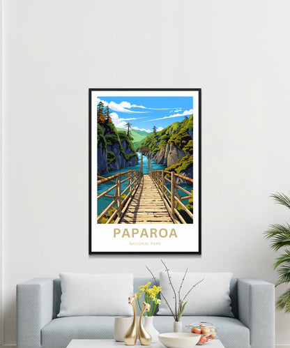 Paparoa Travel Poster