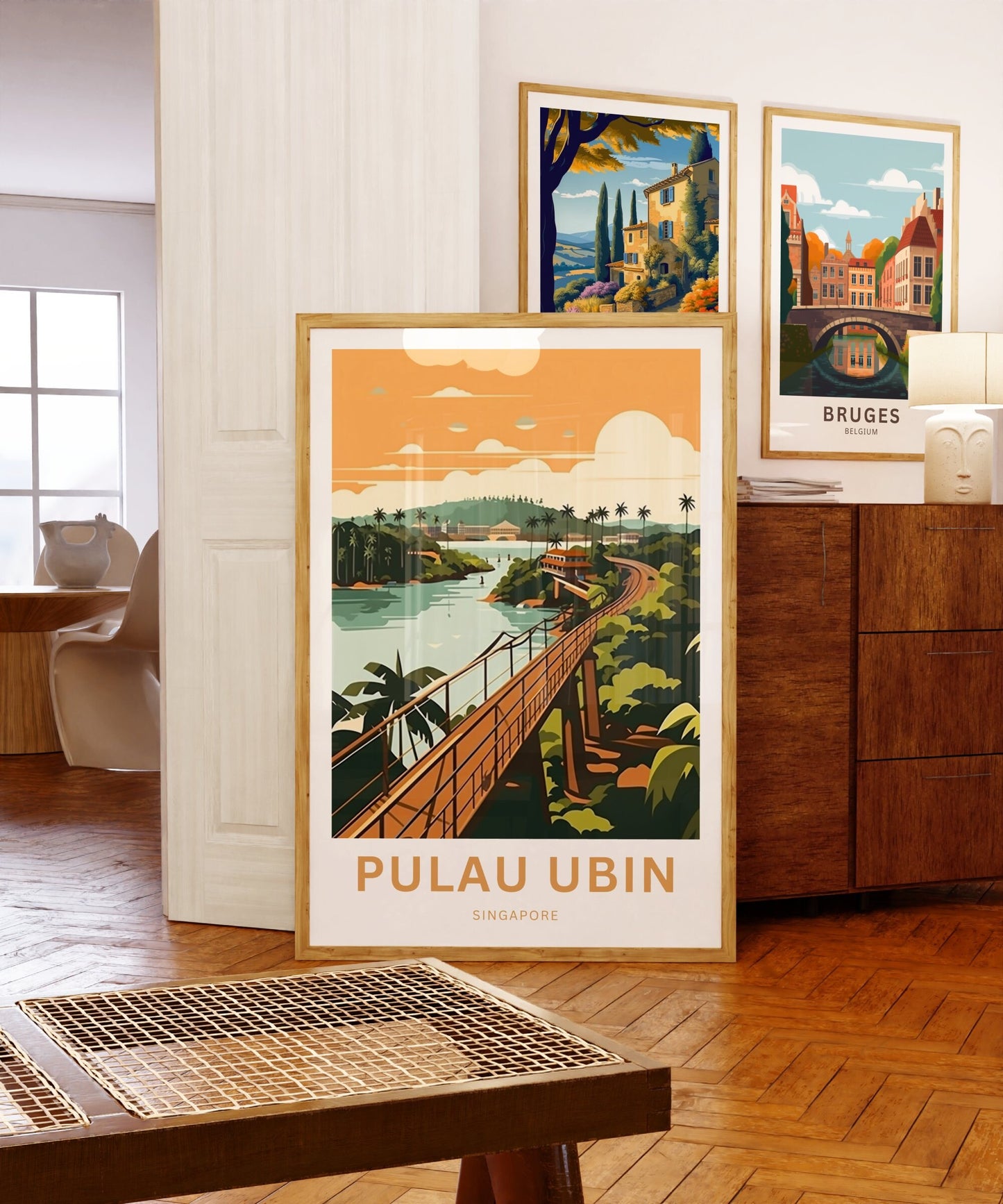 Pulau Ubin Travel Poster