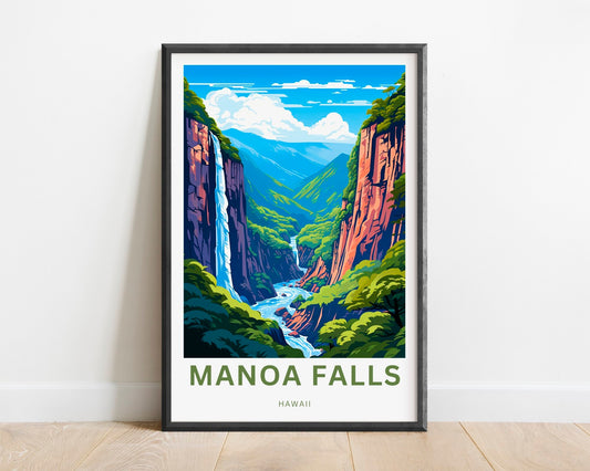 Manoa Falls Travel Poster