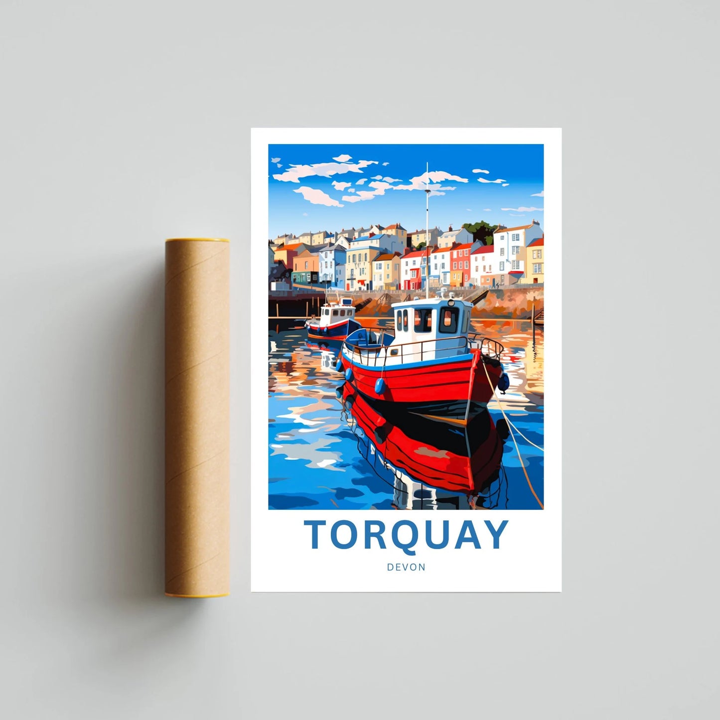 Torquay Travel Poster