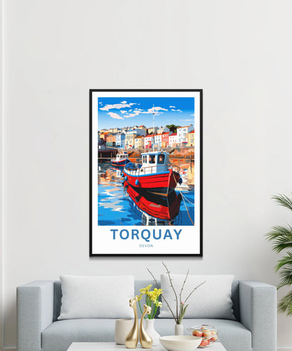 Torquay Travel Poster