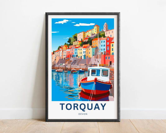 Torquay Travel Poster