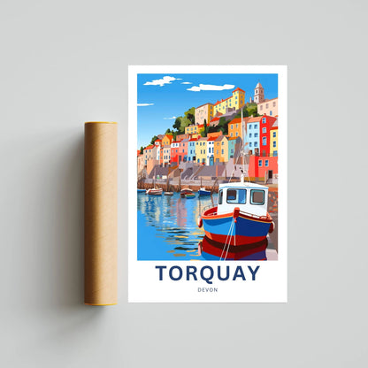 Torquay Travel Poster