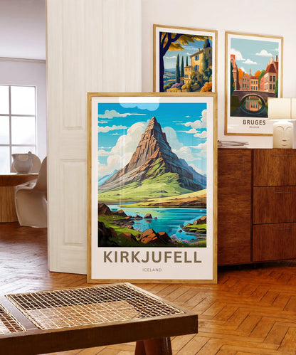 Kirkjufell Travel Poster