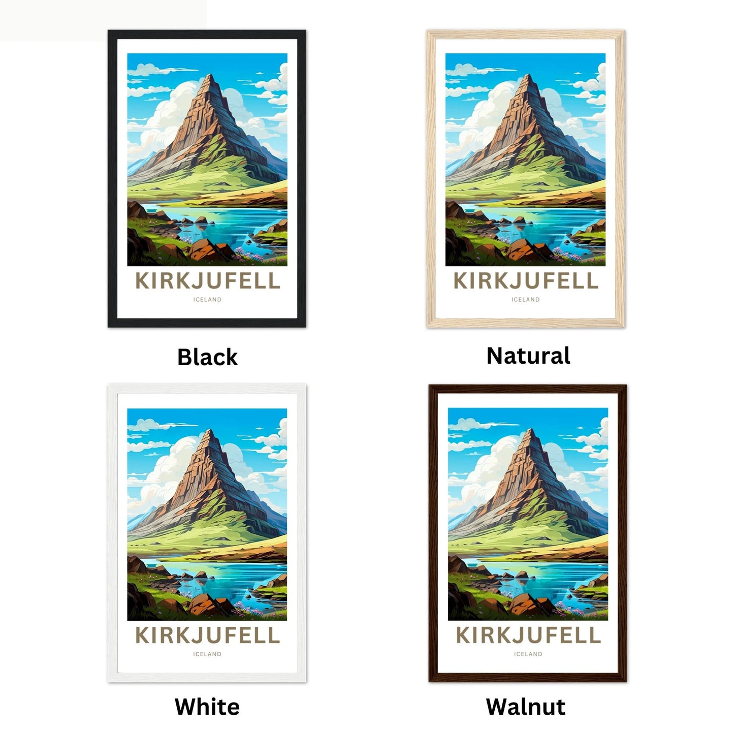 Kirkjufell Travel Poster