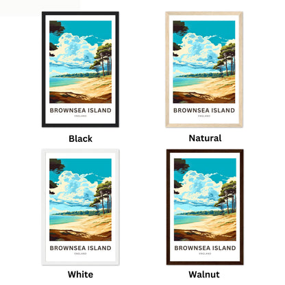 Brownsea Island Travel Poster
