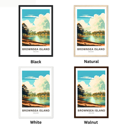 Brownsea Island Travel Poster
