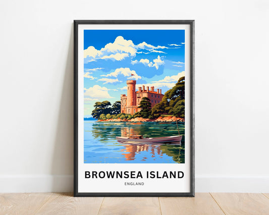 Brownsea Island Travel Poster