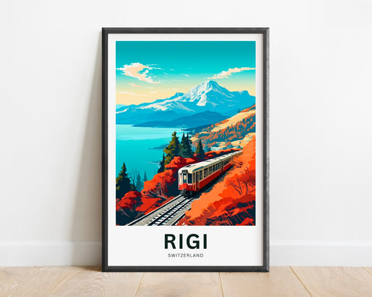 Rigi Travel Poster