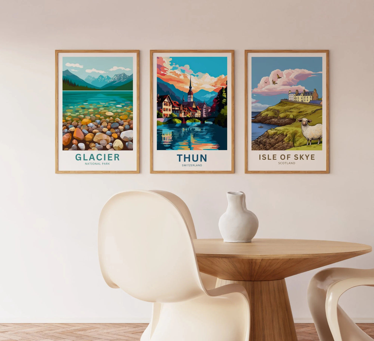 Thun Travel Poster