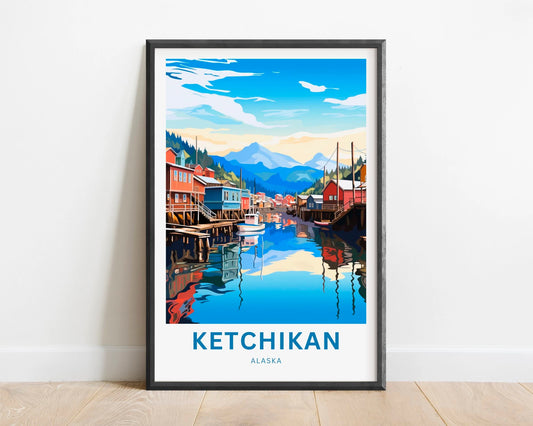 Ketchikan Travel Poster