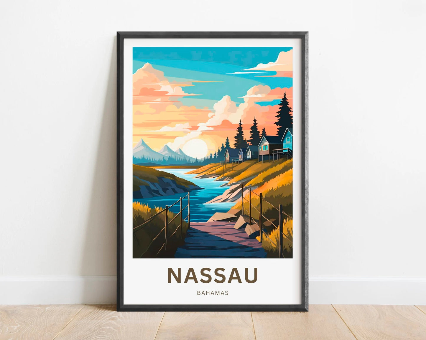 Nassau Travel Poster