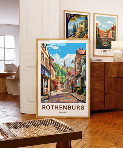 Rothenburg Travel Poster