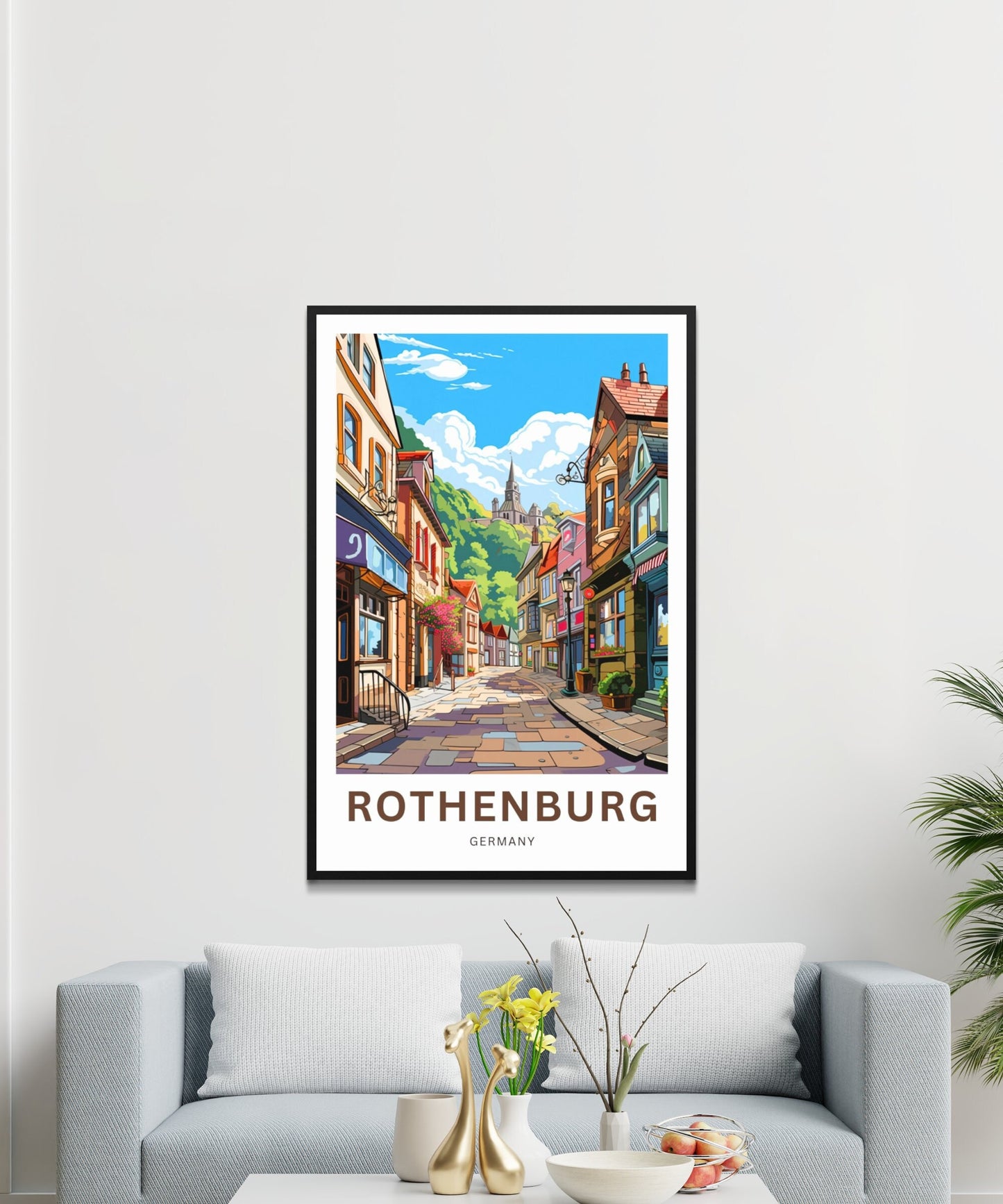 Rothenburg Travel Poster