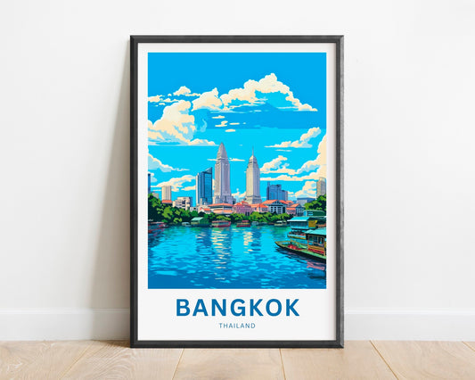 Bangkok Travel Poster