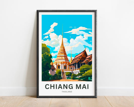 Chiang Mai Travel Poster