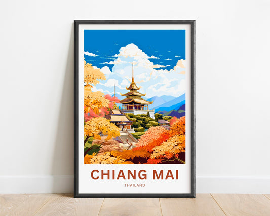 Chiang Mai Travel Poster
