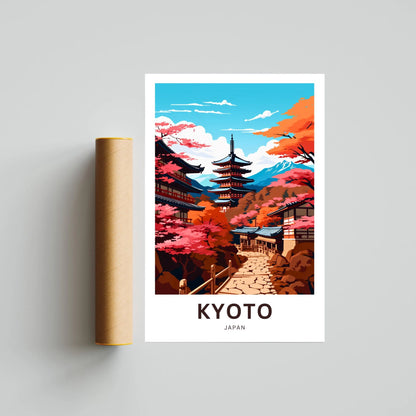 Kyoto Travel Poster