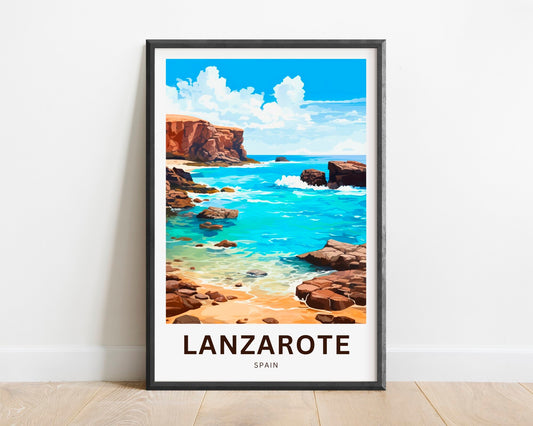 Lanzarote Travel Poster