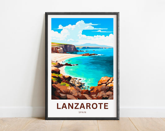 Lanzarote Travel Poster