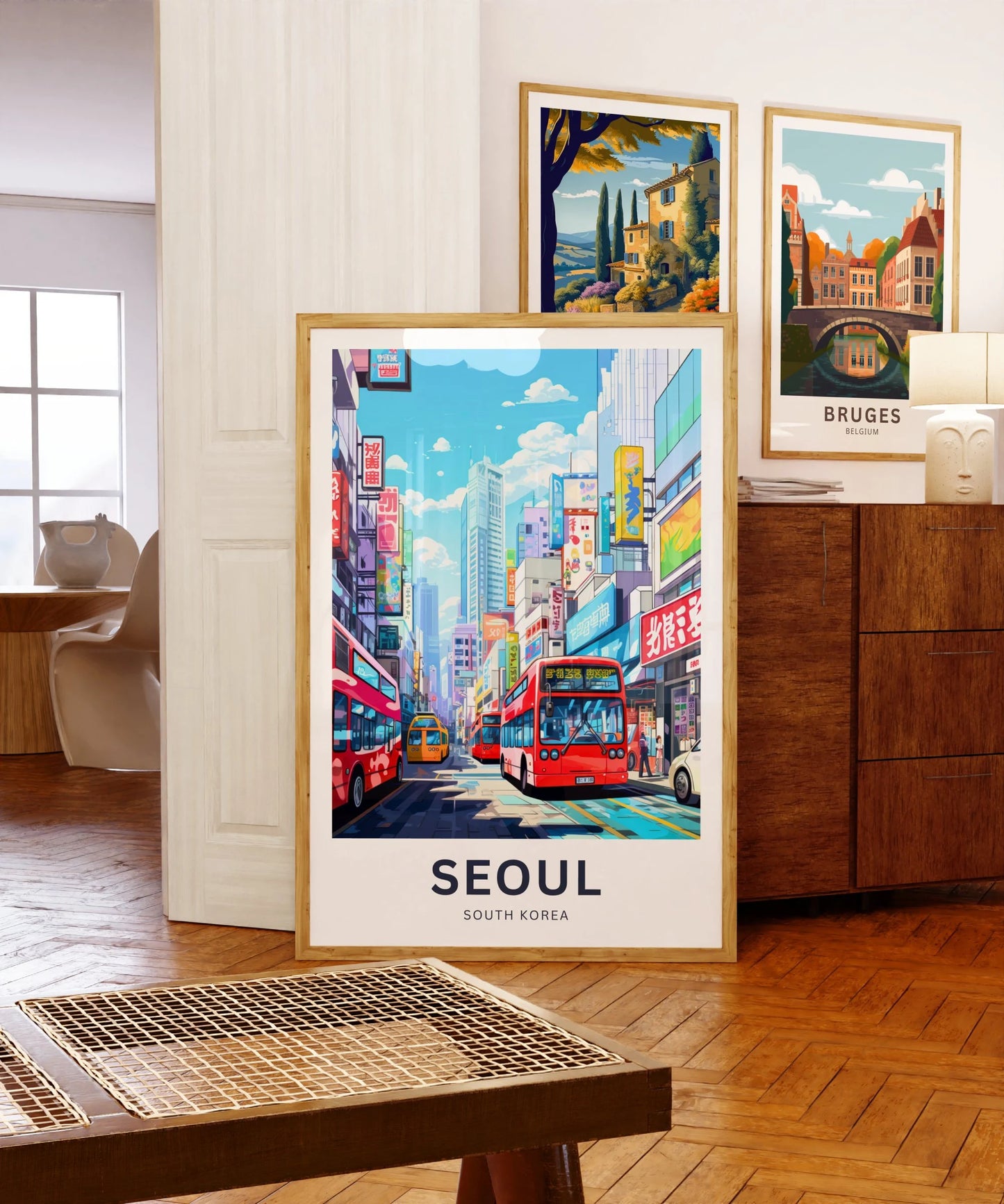 Seoul Travel Poster