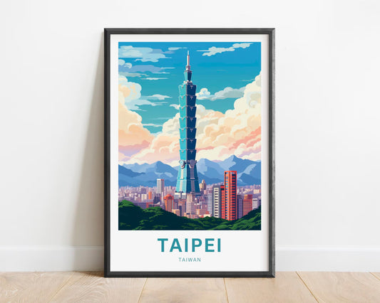 Taipei Travel Poster