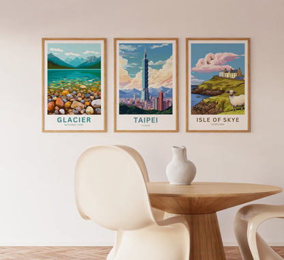 Taipei Travel Poster