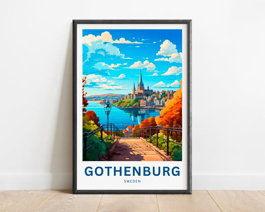 Gothenburg Travel Poster