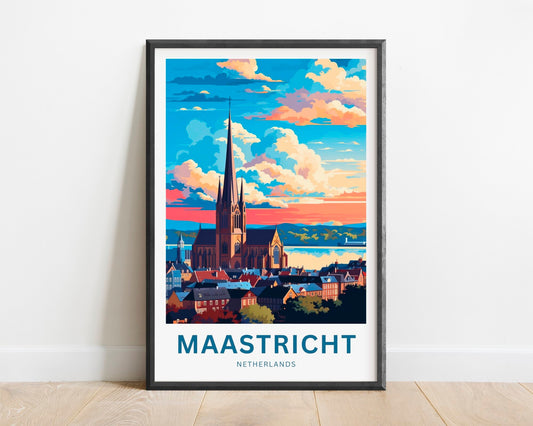 Maastricht Travel Poster
