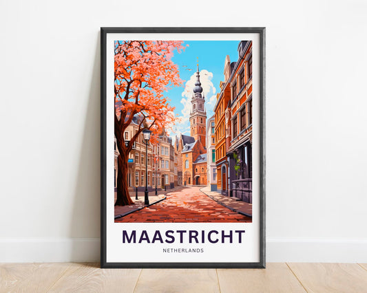 Maastricht Travel Poster