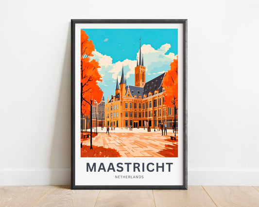 Maastricht Travel Poster
