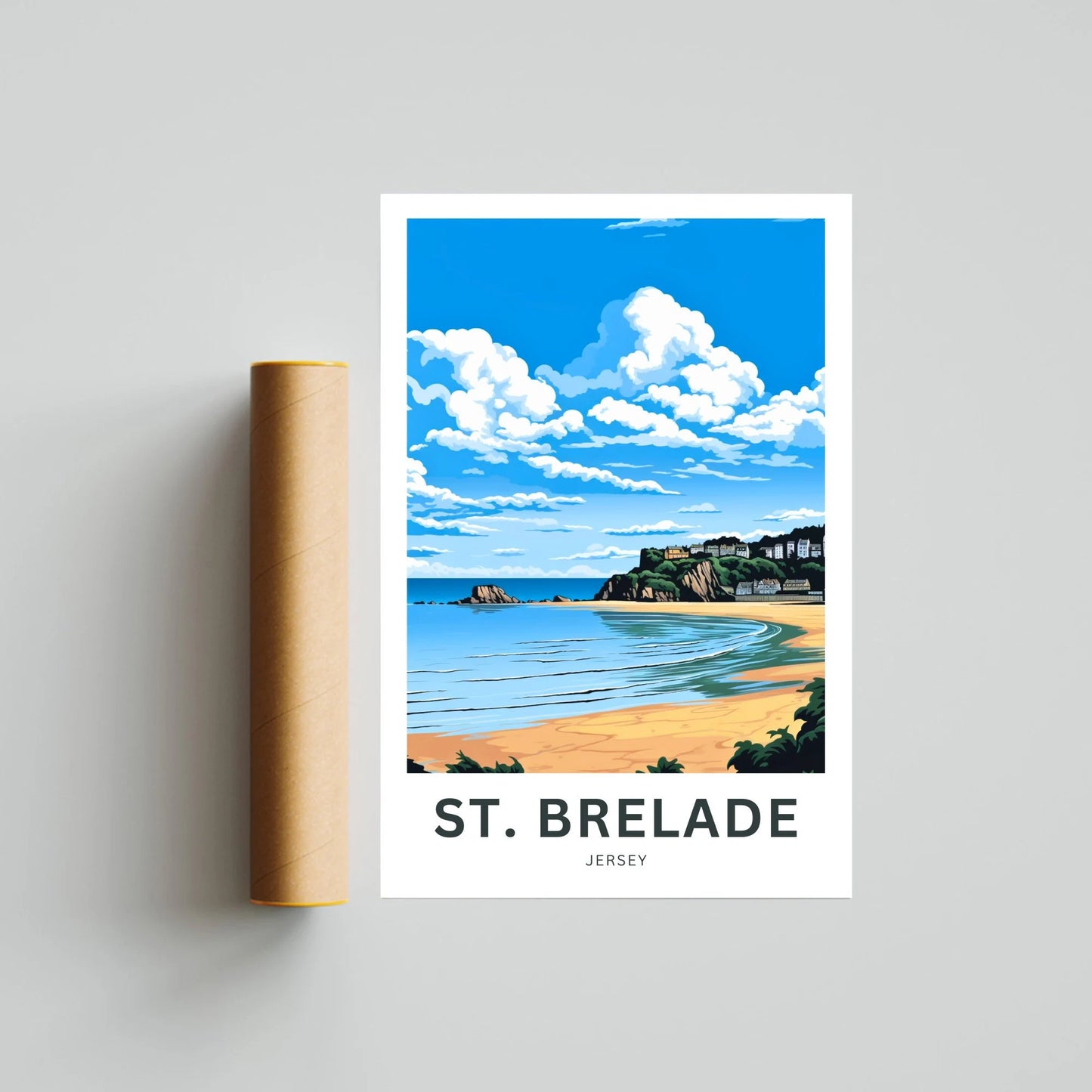 St. Brelade Travel Poster