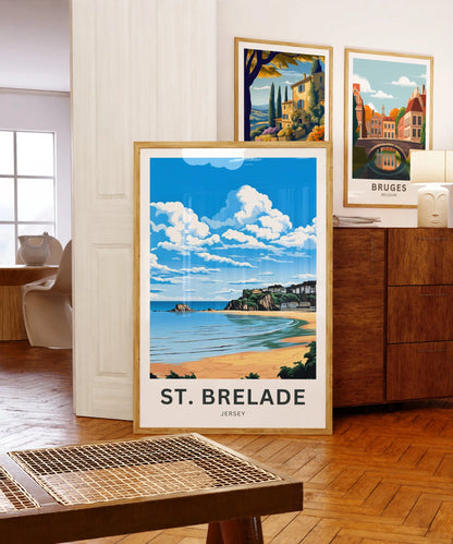 St. Brelade Travel Poster