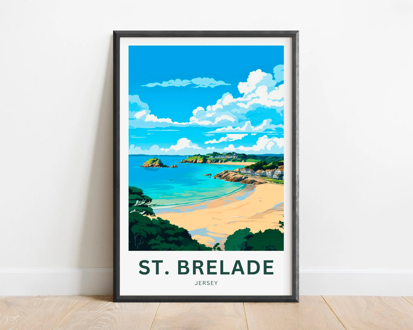 St. Brelade Travel Poster