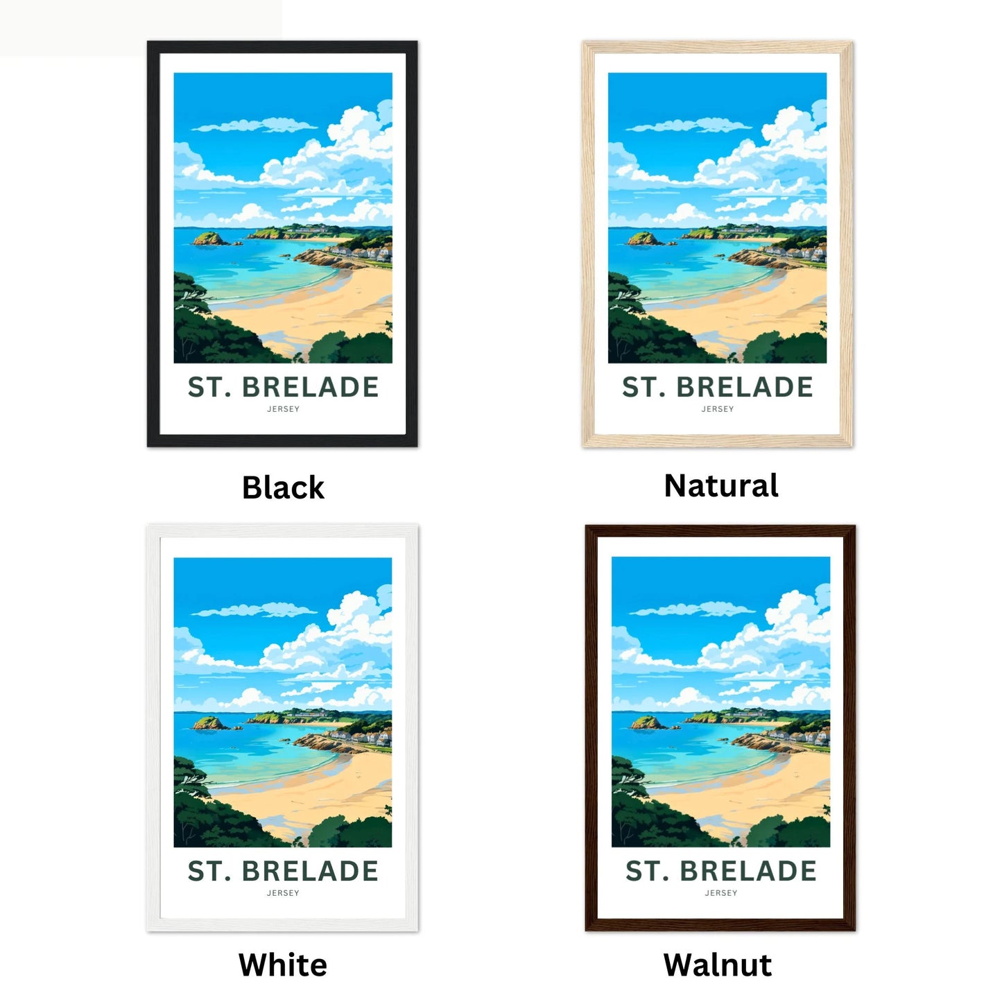 St. Brelade Travel Poster