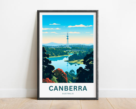 Canberra Travel Poster