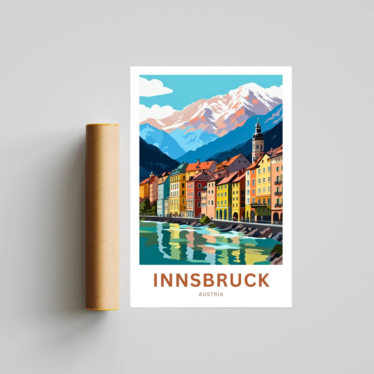 Innsbruck Travel Poster